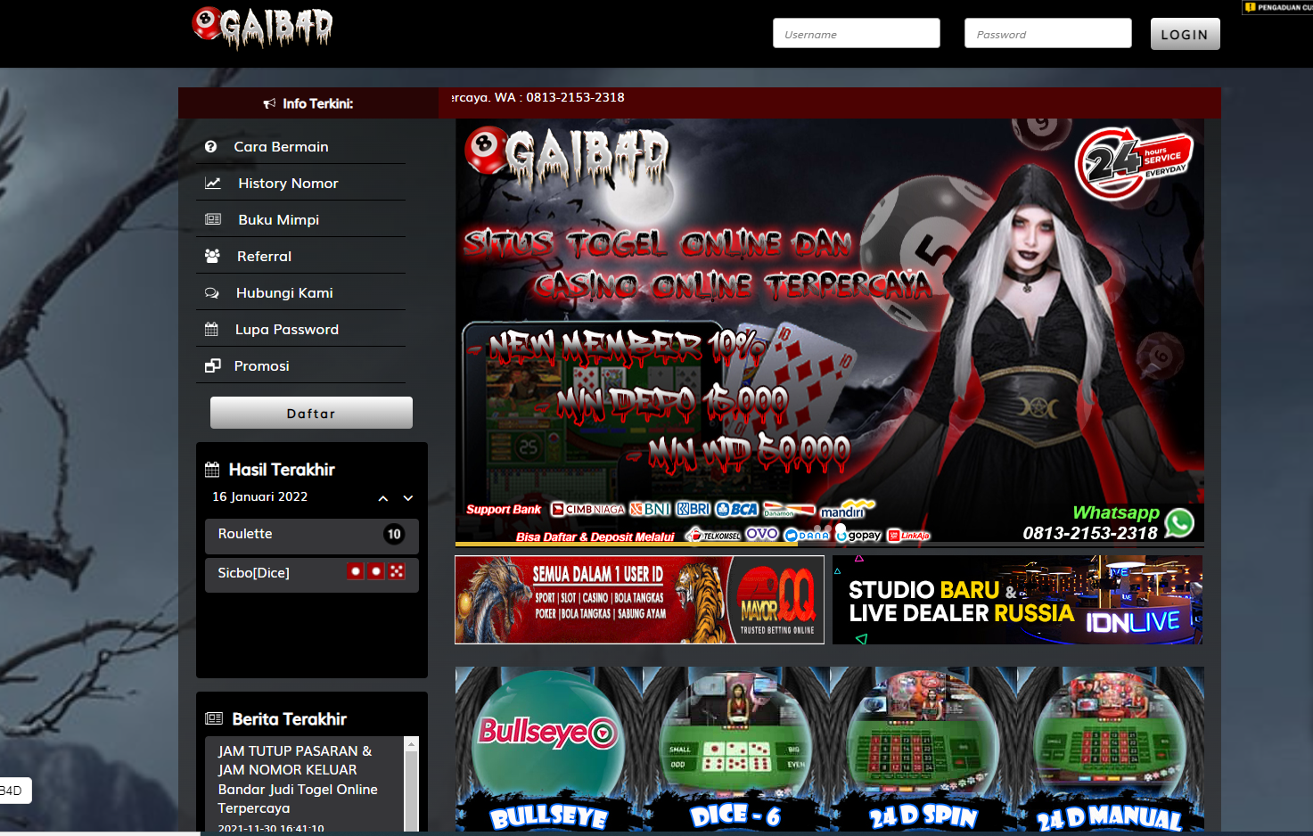 Bandar Judi Togel Online Gacor Terbesar dan Togel Online Pasaran Terbaik di Dunia