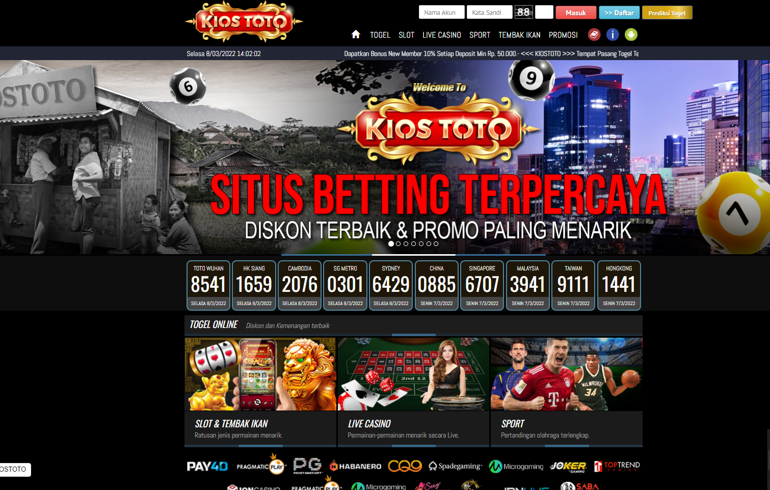 Pasang Togel Online