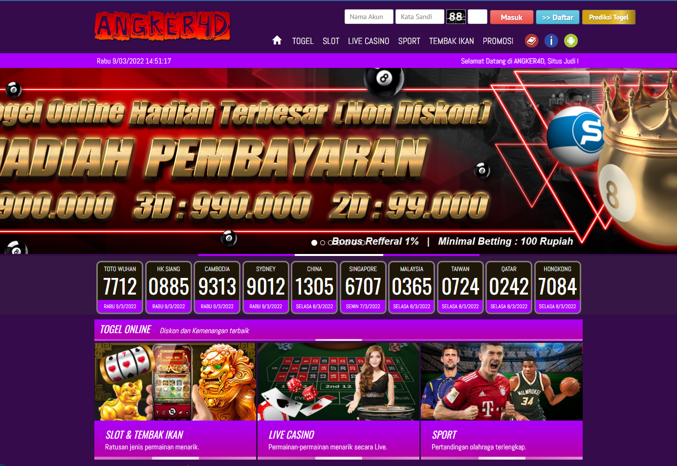 Situs Togel Online, Togel Singapore, Togel Hongkong