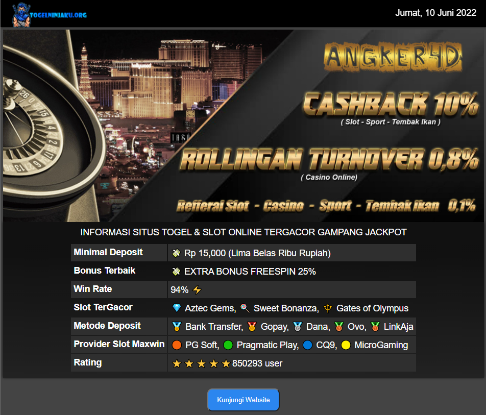 Permainan Kembang Kempis Agen Togel Online