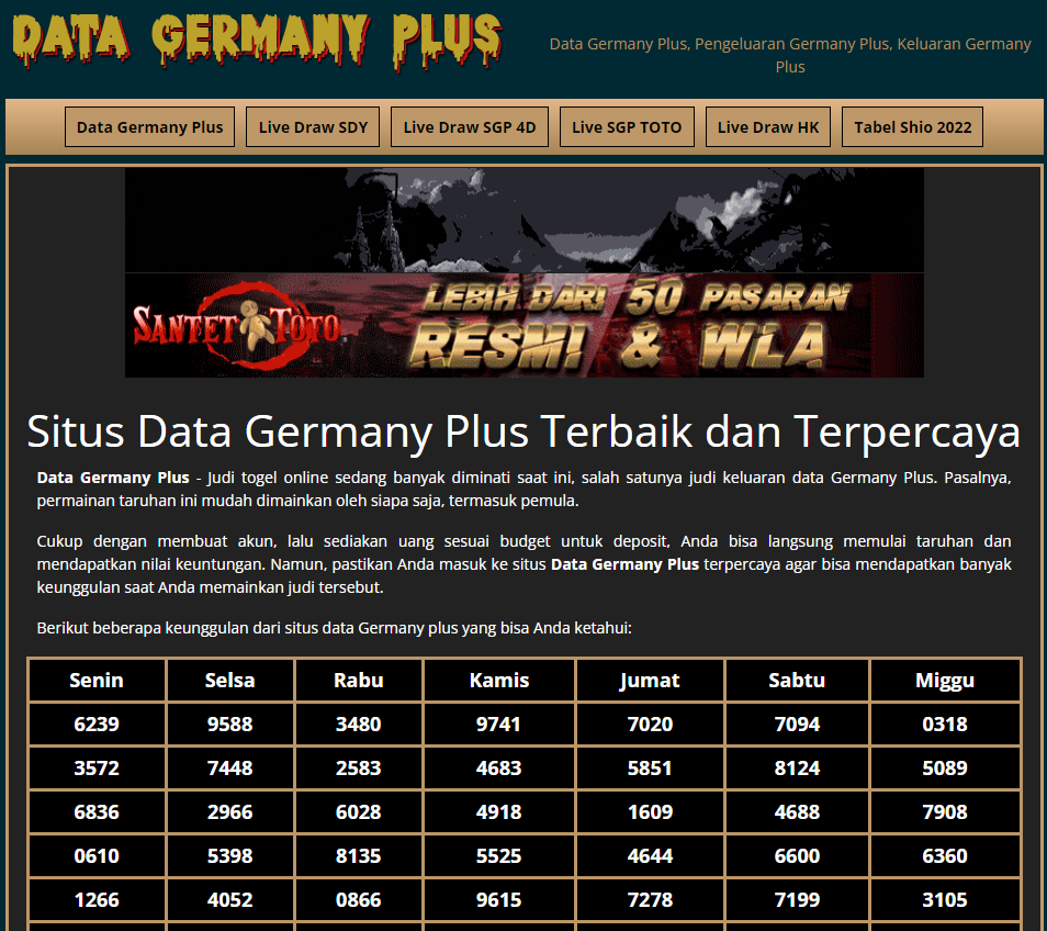 Info Penting Main di Bandar Togel Data Germany Plus