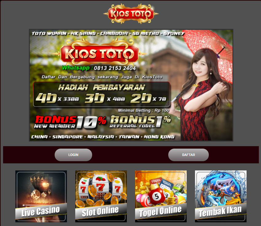 tempat pasang togel online