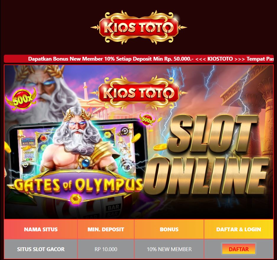 Daftar Game Situs Judi Slot Online Paling Banyak Untuk Diminatin Sekarang Ini 2023.