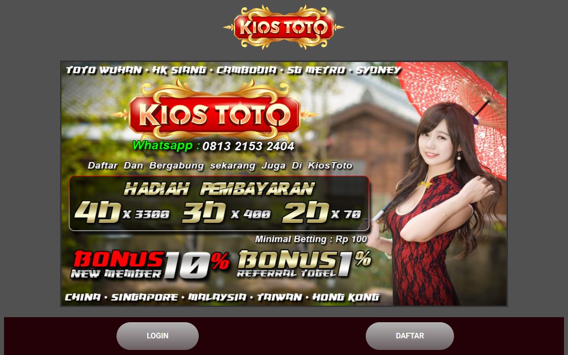 Daftar Permainan Toto Togel Terpercaya Kiostoto 2023