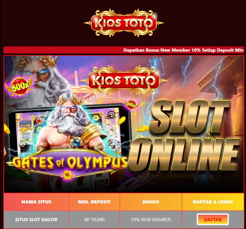 Situs Kiostoto Judi Togel Online Terpercaya Aplikasi Togel Terpercaya