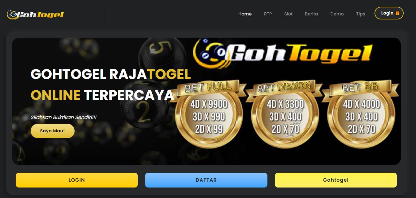 Permainan Togel Online Terpercaya di Gohtogel Yang Sangat Terjamin